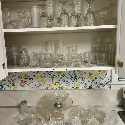Cabinet Full Of Assorted Glassware (Including Crystal)