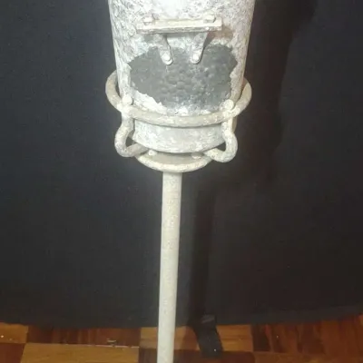 Vintage Aluminum Plant Stand With Urn Planter