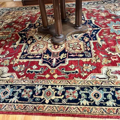 Wool Hand-woven Persian Area Rug - 120x96 Inches 