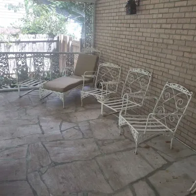 Wrought Iron Chair Set