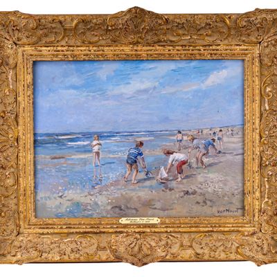 Sale Photo Thumbnail #256: Signed Adrianus Van Noort (b.1914) Oil on Canvas