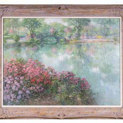Sale Photo Thumbnail #391: Vivian Hollan Swan, Signed Oil on Canvas