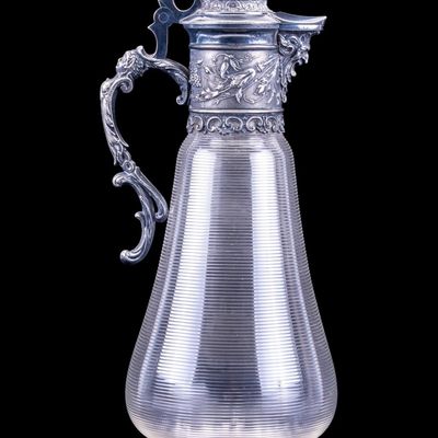 Sale Photo Thumbnail #381: Antique Claret Jug (Wine Decanter)