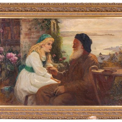 Sale Photo Thumbnail #311: Large Hamilton Maccallum Oil on Board