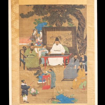 Sale Photo Thumbnail #320: Ming Dynasty Chinese Scroll on Silk