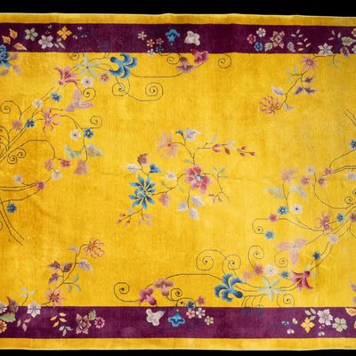 Sale Photo Thumbnail #68: Early 20th C Chinese Art Deco Rug