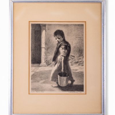 Sale Photo Thumbnail #235: J.Bookbinder Signed Ltd. Ed. Print "Mexican Maid"