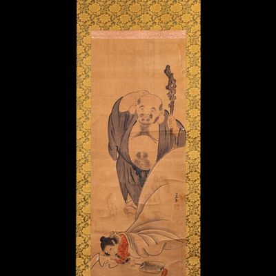 Sale Photo Thumbnail #301: Japanese Hanging Scroll