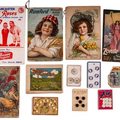 Sale Photo Thumbnail #401: Vintage Buttons and Books