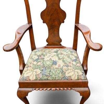 Sale Photo Thumbnail #17: Chippendale Mahogany Armchair