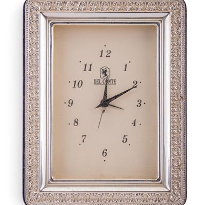 Sale Photo Thumbnail #337: Vintage Italian Del Conte .925 Silver Table Clock