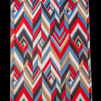 Sale Photo Thumbnail #315: Hand Woven Southwestern Fabric Hanging / Blind