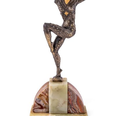Sale Photo Thumbnail #285: Art Deco Bronze Sculpture After DH Chiparus Dancer