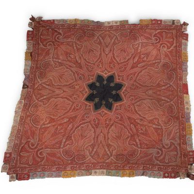 Sale Photo Thumbnail #82: Antique Hand Made Paisley Shawl