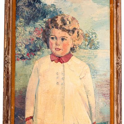 Sale Photo Thumbnail #312: Dupont Carder Signed Impasto Painting