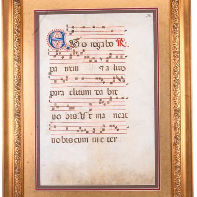 Sale Photo Thumbnail #211: Gregorian Chant on Velum