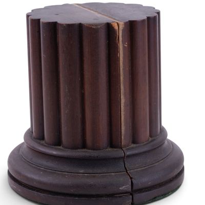 Sale Photo Thumbnail #274: Carved Solid Wood Column Bookends