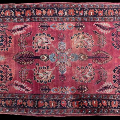 Sale Photo Thumbnail #38: Antique Persian Sarouk Area Rug