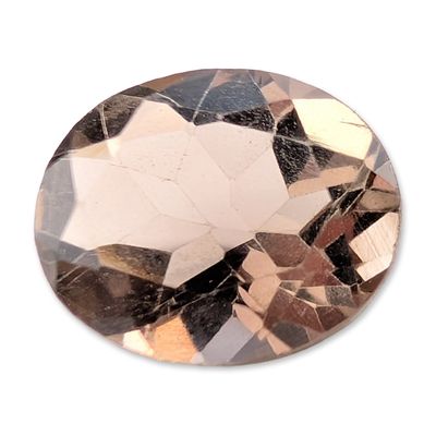 Sale Photo Thumbnail #297: Oval Faceted Brownish Gray Smoky Quartz Gemstone