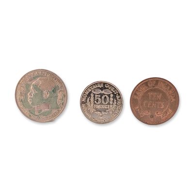 Sale Photo Thumbnail #465: Three 1966, 1974, 2000 African Coins