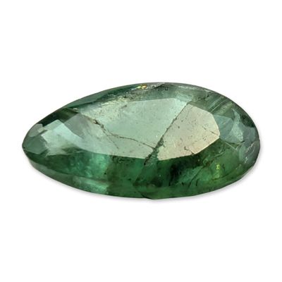Pear Cut Natural Green Emerald