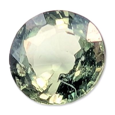 Sale Photo Thumbnail #324: Oval Cut Light Green Sapphire Gemstone