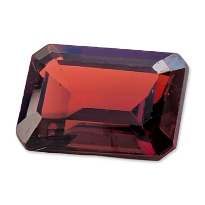 Sale Photo Thumbnail #106: Emerald Cut Red Garnet Gemstone