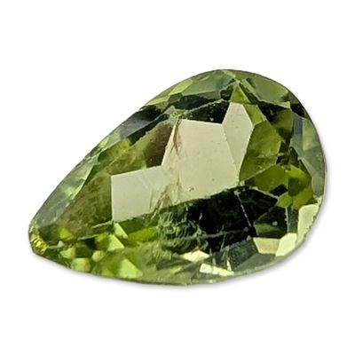 Sale Photo Thumbnail #291: Pear Cut Green Peridot Gemstone
