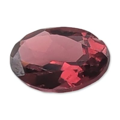 Sale Photo Thumbnail #131: Oval Faceted Reddish-Purple Loose Rhodolite Garnet Gemstone