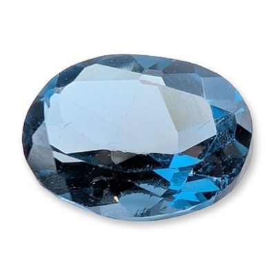 Sale Photo Thumbnail #345: Oval Mixed Cut London Blue Topaz Gemstone