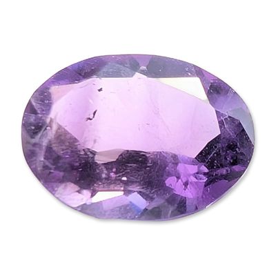 Loose Oval Cut Purple Amethyst Gemstone