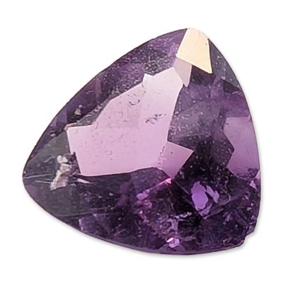 Trillion Cut Purple Amethyst Loose Gemstone