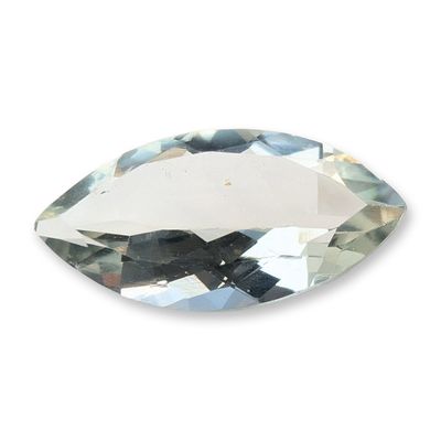 Faceted Marquise Cut Green Aquamarine
