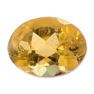 Oval Cut Yellow Citrine Gemstone
