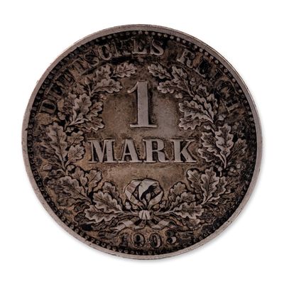 Sale Photo Thumbnail #175: 1903 G German Empire Silver One Mark Coin