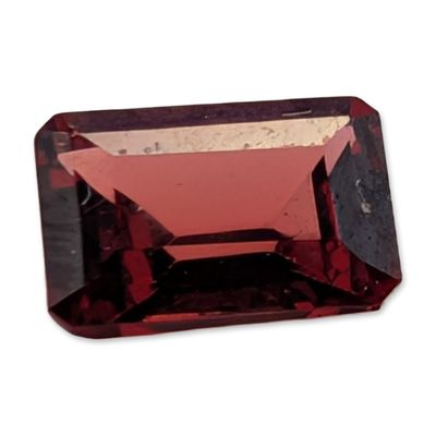 Sale Photo Thumbnail #372: Emerald Cut Purplish Red Loose Gemstone