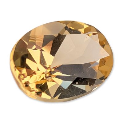Oval Mixed Cut Golden Yellow Citrine Gemstone