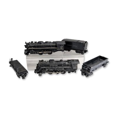 Sale Photo Thumbnail #399: 5pc Mid-Century Lionel and Louis Marx Model Trains