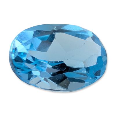 Sale Photo Thumbnail #341: Oval Cut Blue Topaz Gemstone