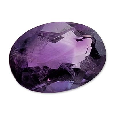Oval Cut Amethyst Loose Gemstone