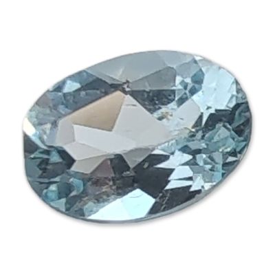 Sale Photo Thumbnail #335: Loose Oval Brilliant Cut Light Blue Topaz Gemstone