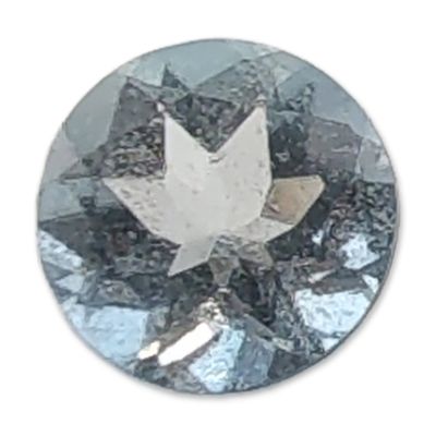 Round Brilliant Cut Aquamarine Gemstone
