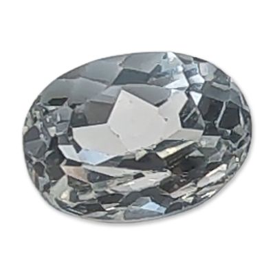 Sale Photo Thumbnail #334: Oval Cut Pale Blue Topaz Gemstone