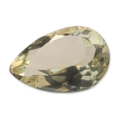 Pear Cut Yellow Beryl Loose Citrine Gemstone