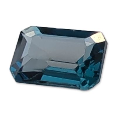 Sale Photo Thumbnail #339: Loose Emerald Cut Blue Topaz Gemstone