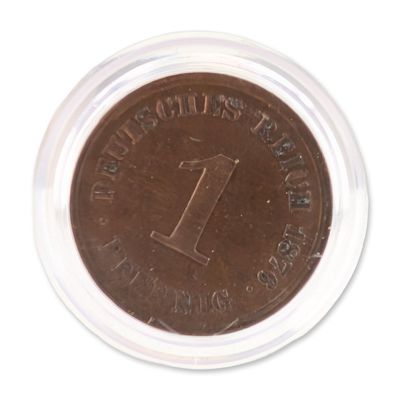 Sale Photo Thumbnail #424: 1876 German Empire One Pfennig Coin