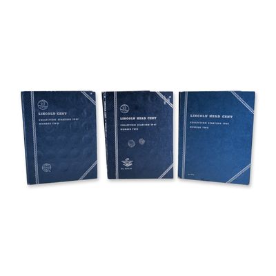 Sale Photo Thumbnail #467: 3pc Whitman US Lincoln Cent Collection Albums