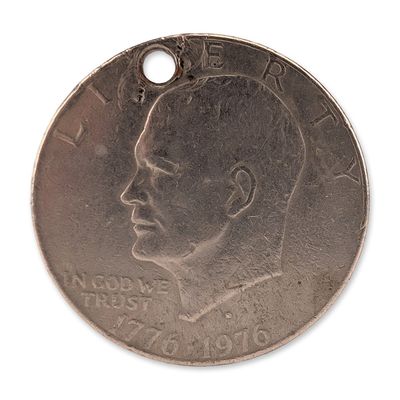 Sale Photo Thumbnail #182: 1776-1976 US Eisenhower Bicentennial One Dollar Coin