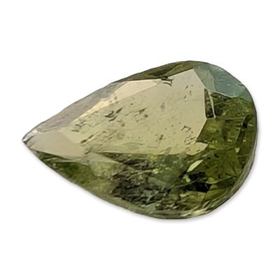 Sale Photo Thumbnail #387: Pear Cut Yellowish Green Loose Gemstone