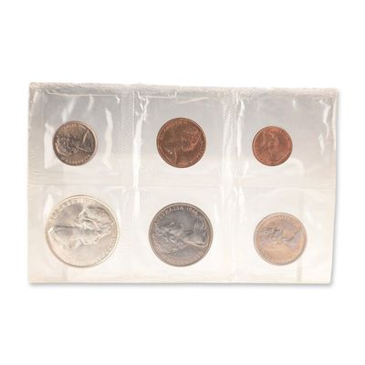 Sale Photo Thumbnail #214: 1966 Australian Six-Coin Mint Set